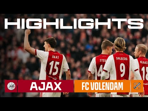 Youri Baas 🔗 Rayane Bounida | Highlights Ajax - FC Volendam | Eredivisie