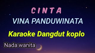 Download lagu Cinta Vina Panduwinata Karaoke Dangdut Koplo nada wanita mp3