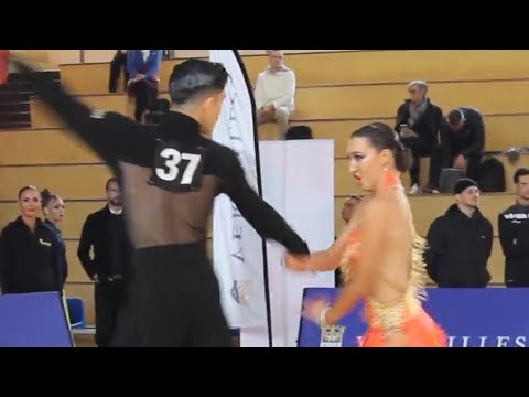 Leo SULTAN / Alessia BARBIERI - Coupe de France, Versailles 2023, Youth Latine, (Rumba)