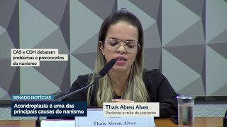 Em audiência, pessoas com nanismo cobram políticas públicas