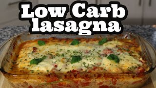 How To Make Low Carb lasagna | With Zucchini noodles