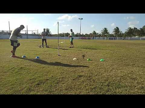 Treinamento de goleiros da base AFA/ASSU-RN
