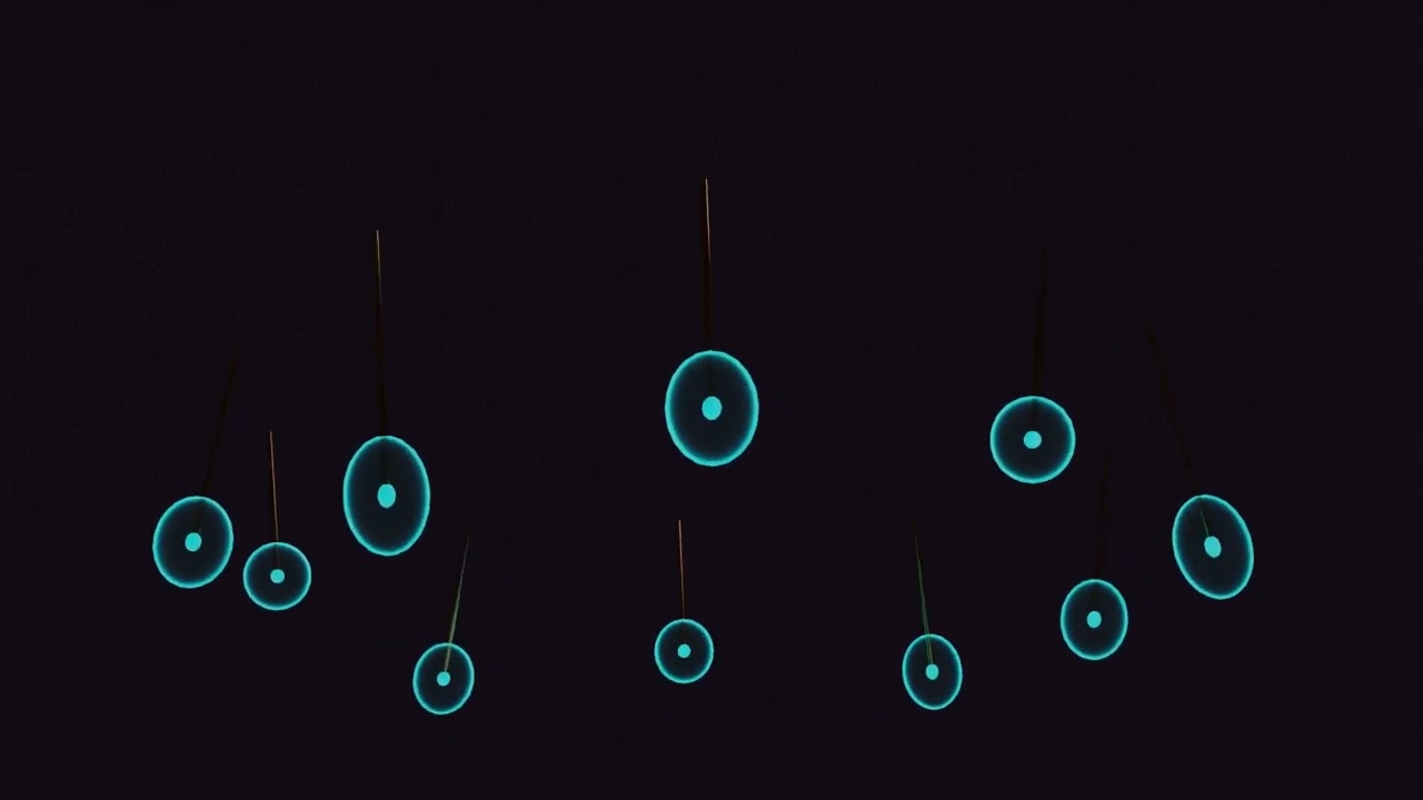 Blender Tutorial Practice: Pendulum Waves