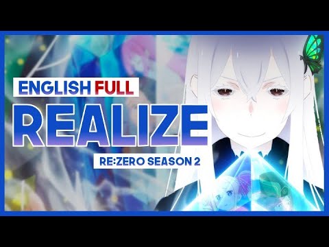 Re Zero Season OP 2  Realize  Full ENGLISH Cover  Lyrics   mew