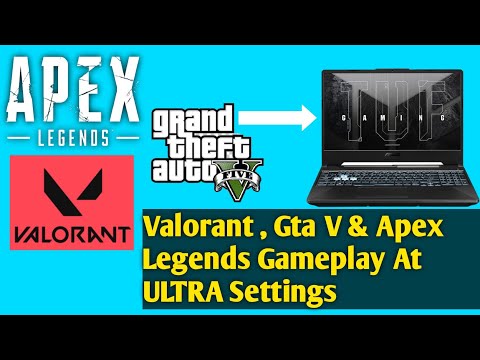 Asus Tuf A15 (2021) Ryzen 7 4800H & RTX 3050 | Valorant , Gta V and Apex Legends Gameplay