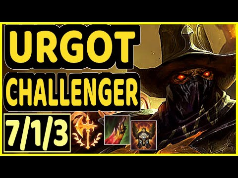 THAL (URGOT) - 7/1/3 KDA CHALLENGER GAMEPLAY - KR