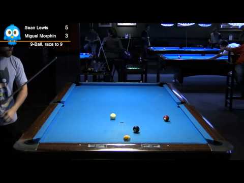 9-Ball Sean Lewis vs. Miguel Morfin