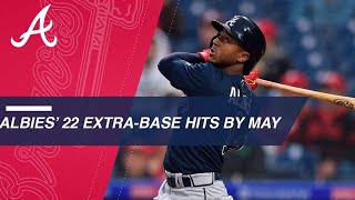 Albies' near historic 22 XBH by the end of April