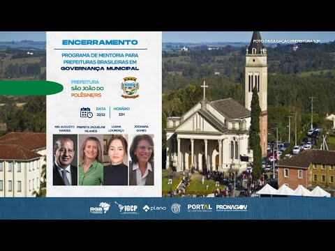 [LIVE RGB] Encerramento da Mentoria em Governança - Prefeitura São João do Polêsine/RS