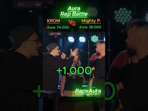 Krom vs Mighty P. - Aura Scan 📈📉 - Part 5 #aura #rap #freestyle #freesty #krom #mightypups