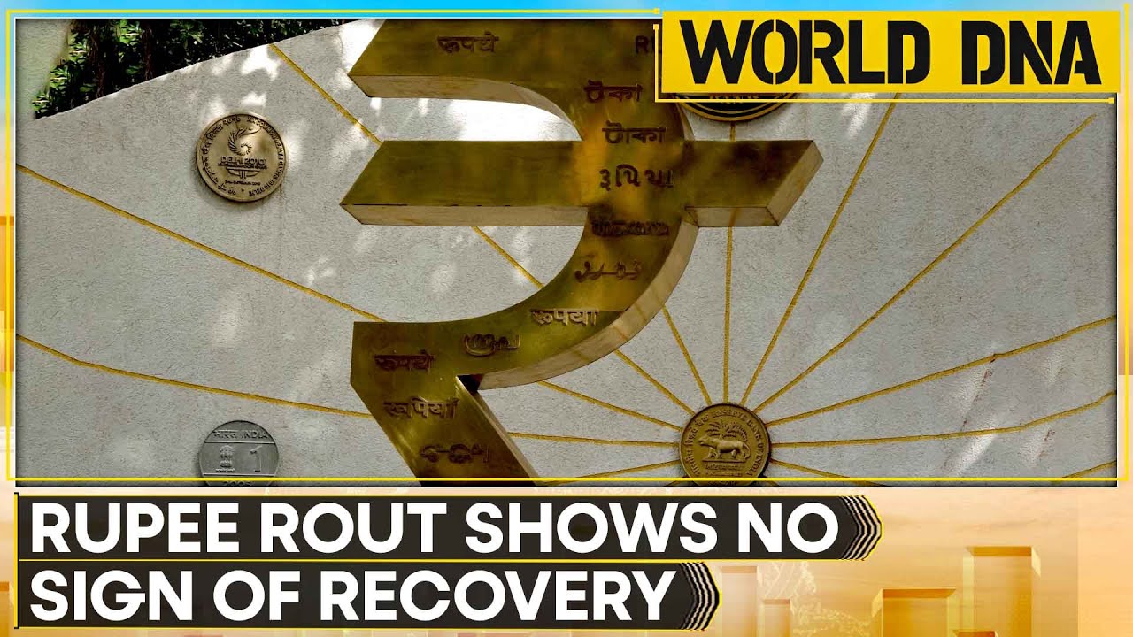 Indian Rupee Slumps to Record Lows for Three Straight Sessions | WION World DNA