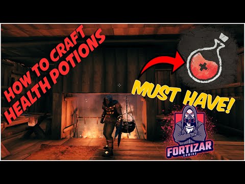Valheim Game - How to craft Health Potions MUST HAVE