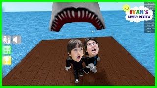 Ryan and Daddy Game Night! Let's Play Roblox Epic Mini Game with Ryan's Family Review!