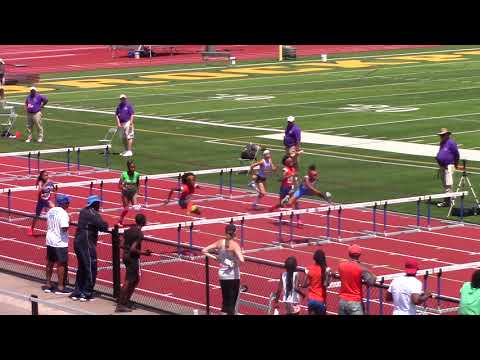 11-12 girls 80m hurdles finals 2018 USATF nationals
