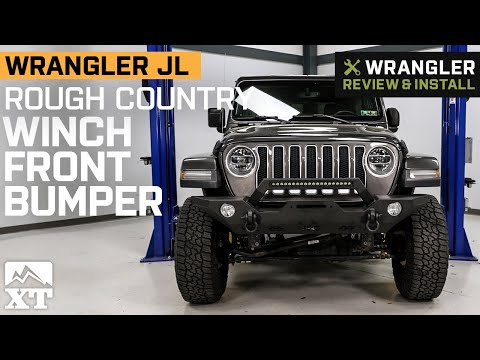 Jeep Wrangler JL Rough Country Full Width LED Winch Front Bumper Review & Install