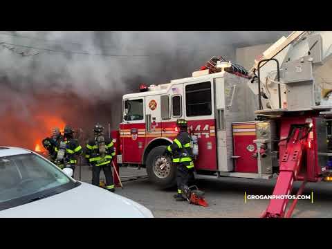 FDNY Queens 3rd Alarm With Multiple Explosions and Rescued Civilian Box 4302 128-20 14 Ave 1/21/19