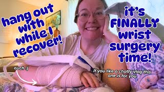 Vlog #337| It's surgery time! Hang with me during recovery! If you like chatty vlogs this is for you