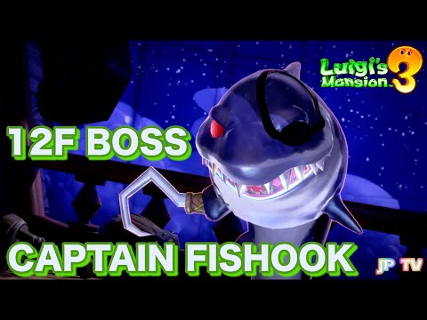 Luigi's Mansion 3 - 12F Boss Fight Captain Fishook