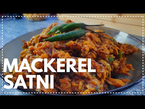 How To Make Mackerel Satni Recipe Bengali Style | Mackerel Masala | Mackerel Recipe