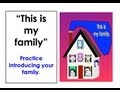 Introducing Your Family | Short Conversations | Easy ...