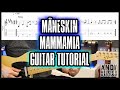 Maneskin Mammamia Guitar Tutorial (Måneskin)