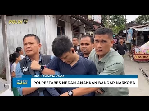 SATRESNARKOBA POLRESTABES MEDAN GEREBEK SARANG NARKOBA DI GANG NASIONAL, MEDAN