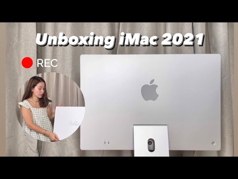 New Apple iMac 2021 Unboxing & First Look! (Silver)