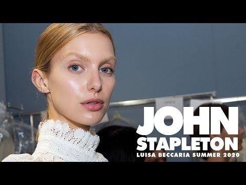 Interview with MAC Makeup Artist John Stapleton at the Luisa Beccaria Summer 2020 Show