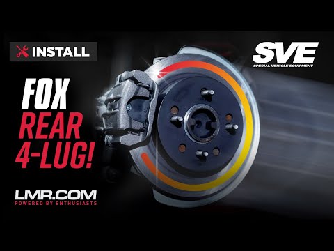Fox Body Mustang 4 Lug Rear Disc Brake Conversion Kit (1979-1993)