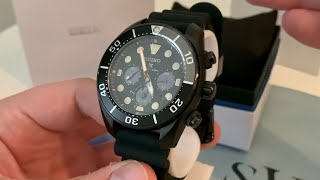 Seiko SSC761J1 Black Series Solar Chrono - FOR SALE!