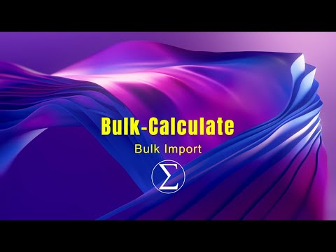How to Bulk Import