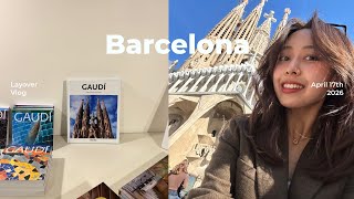 [ステイvlog #12: Barcelona] バルセロナ大満喫の1日｜ガウディの世界遺産巡り