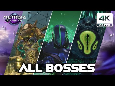 Metroid Prime 4 Beyond - All Bosses & Cutscenes (4K 60FPS Nintendo Switch 2)