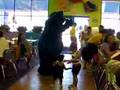 Maddy Dances With Cookie Monster