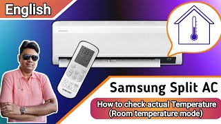 [Eng] How to Enable Room Temperature Mode, See Real heat | Samsung Split & WindFree AC remote guide