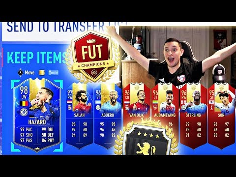 WOW MY ELITE PL TOTS FUT CHAMPS REWARDS!!! TOTS RED PLAYER PICK PACKS!! | FIFA 19 ULTIMATE TEAM
