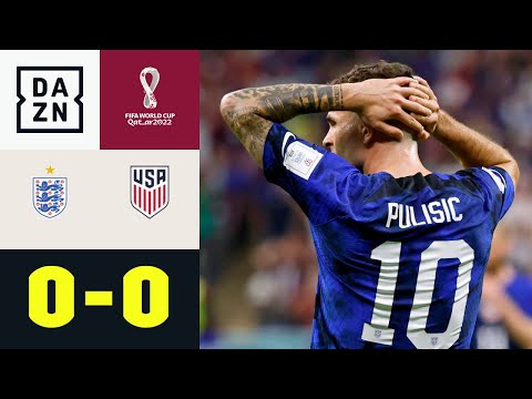 Latten-Knaller von Pulisic - England enttäuscht gegen US-Boys: England - USA 0:0  | WM 2022 | DAZN