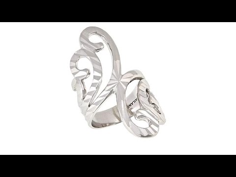 Michael Anthony Jewelry Sterling Silver DiamondCut Swirl...