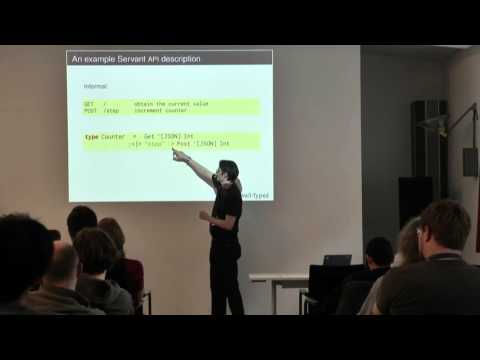 BOB 2016 - Andres Löh - Type the web with Servant!