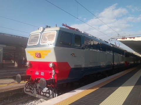 E656.023+E656.001 sull'INV del treno presidenziale Napoli C.le-Milano C.le in partenza da Napoli!