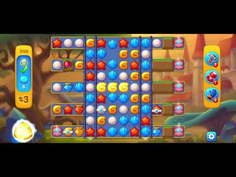 Fishdom 2158 - Hard Level (Moves 15)