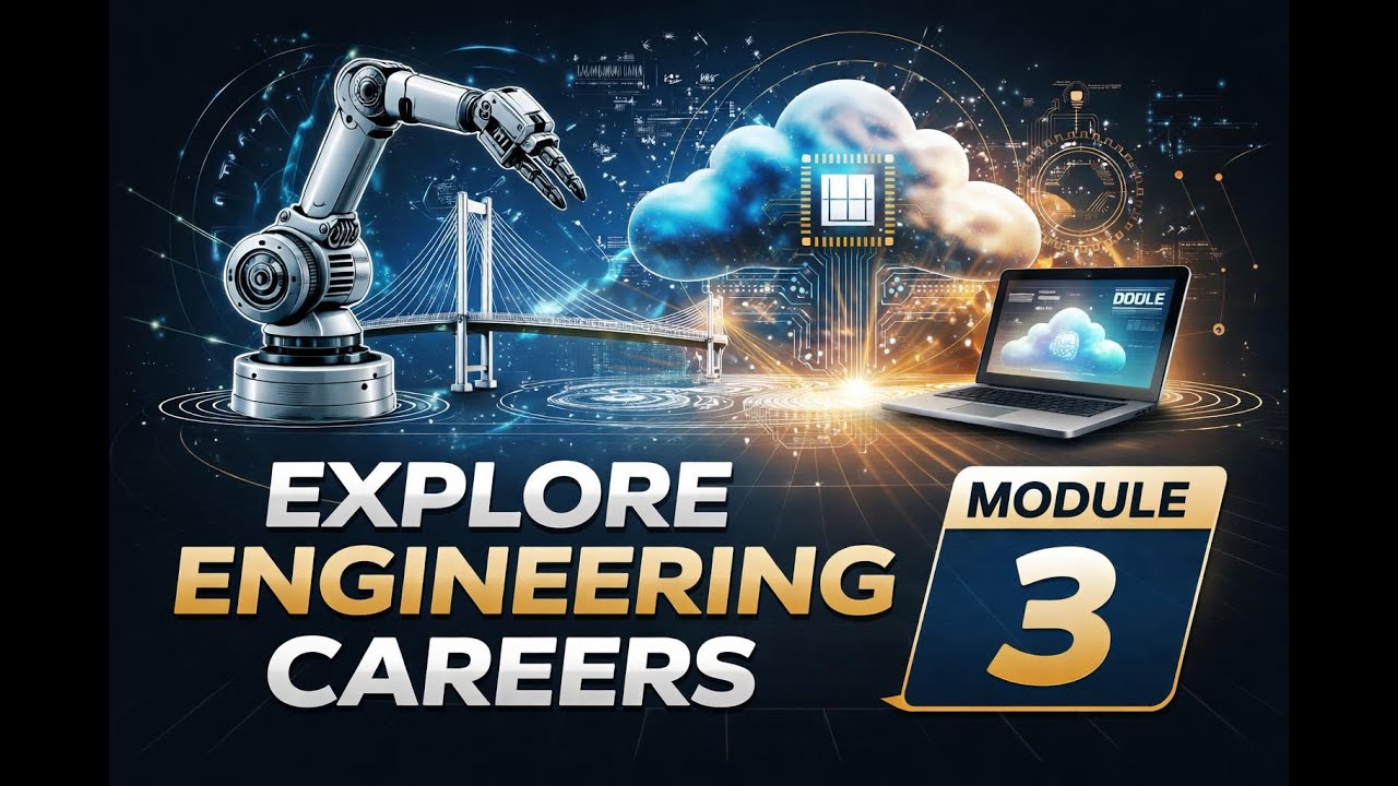 Explore Engineering Careers: From Machines to AI & Cloud | Module 3.1