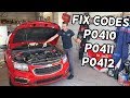 Code P0410 P0411 P0412 Chevrolet Cruze Sonic Fix  Secondary Air Injection Pump