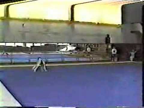 Dina Kochetkova Four Double Layout Floor Exercise 1992
