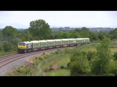 219 & Mk4s passing Effin bridge, Charleville (23-6-2015)