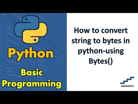 How To Convert String To Bytes In Python Using Bytes