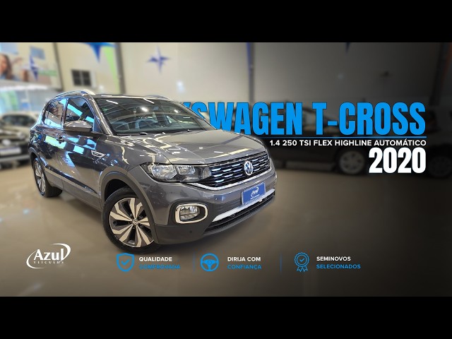 Vídeo VOLKSWAGEN T-CROSS 1.4 250 TSI TOTAL FLEX HIGHLINE AUTOMATICO