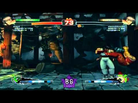 SSFIV AE Online: Huenf [Guy] vs elwoodblues85 [Guy] ( Bushin Showdown )