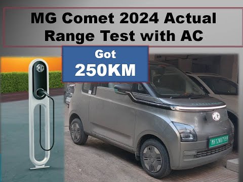 MG Comet 2024 Actual Range Test after 5000KM. Got 250KM Range with AC. Waa MG Comet.