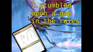 I accidentially found a gap in the Magic rules while designing this card